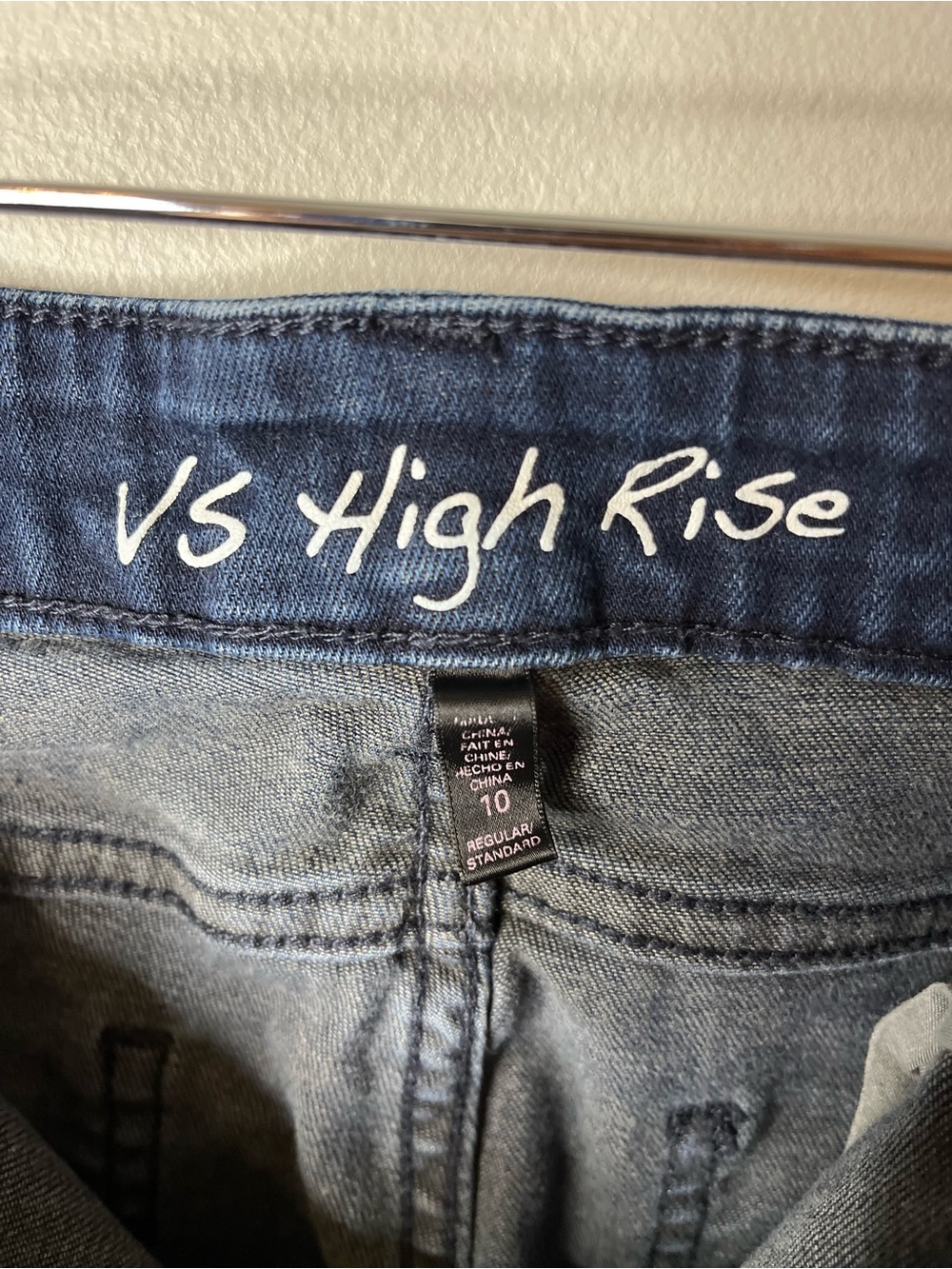 Victoria's Secret Dark Indigo High-Rise Jeans - Picture 2 of 8
